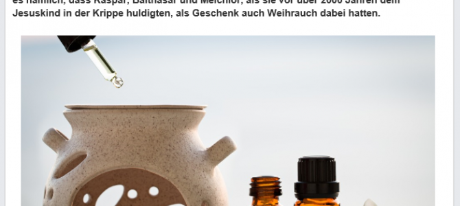 Wunderwaffe Weihrauch